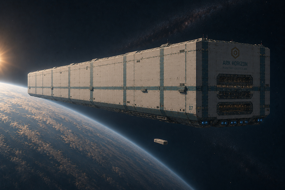 ARK Horizon — vista completa en órbita